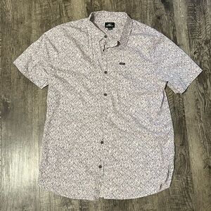 O’Neill short sleeve button down shirt size large